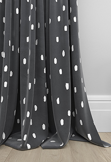 Ink Spots, Black and White - Made to Measure Curtains